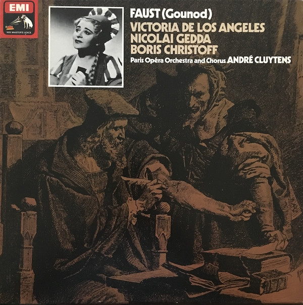 Gounod* - Victoria De Los Angeles, Nicolai Gedda, Boris Christoff, Paris Opéra Orchestra* and Chorus*, André Cluytens - Faust (4xLP, Album, RE + Box)
