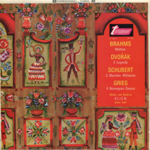 Brahms* / Dvořák* / Schubert* / Grieg* - Walter* and Beatrice Klien* - Music For Piano Four Hands Vinyl LP Album (LP Record)