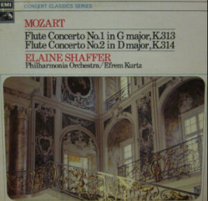 Wolfgang Amadeus Mozart, Elaine Shaffer, Efrem Kurtz And Philharmonia Orchestra - The Two Concertos For Flute and Orchestra and The Andante In C Vinyl LP (LP Record)