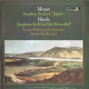Wolfgang Amadeus Mozart / Joseph Haydn - Wiener Philharmoniker, Herbert von  Karajan - Symphony No.41 In C 'Jupiter' / Symphony No.103 In E Flat 'Drum  Roll' Vinyl LP (LP Record) - Buy