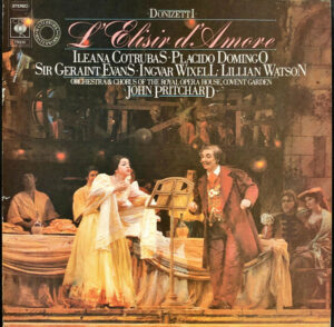 Gaetano Donizetti, Ileana Cotrubas, Placido Domingo, Geraint Evans, Ingvar Wixell, John Pritchard - L'Elisir d’Amore 2xLP Vinyl Album (LP Record)