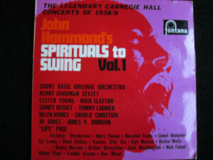 John Hammond's Spirituals To Swing Vol. 1 – The Legendary Carnegie Hall Concerts Of 1938/9 Vinyl LP Compilation (LP Record) Mono