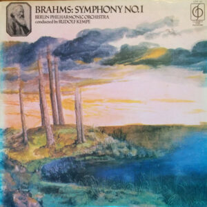Johannes Brahms, Berliner Philharmoniker Conducted By Rudolf Kempe - Symphony No. 1 In C Minor Vinyl LP Album (LP Record)