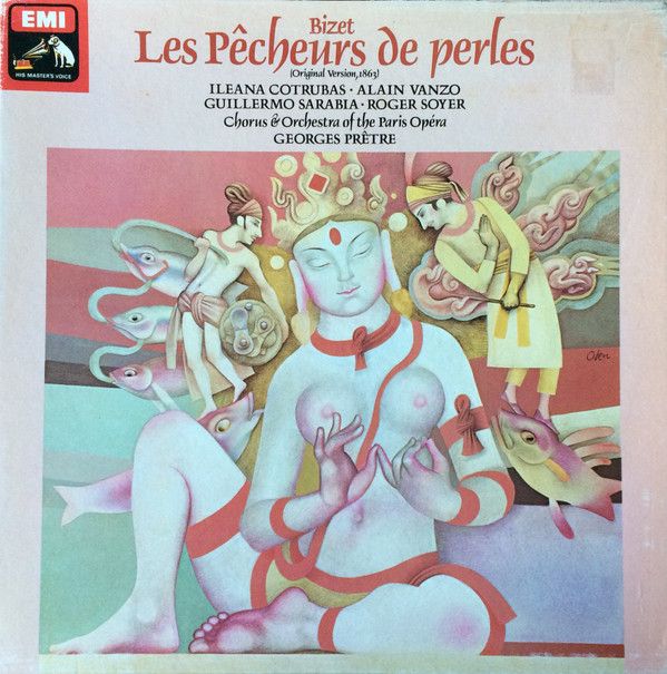 Bizet* - Ileana Cotrubas, Alain Vanzo, Guillermo Sarabia, Roger Soyer, Chorus* and Orchestra of the Paris Opera*, Georges Prêtre - Les Pêcheurs de Perles (2xLP, Album, Quad + Box)