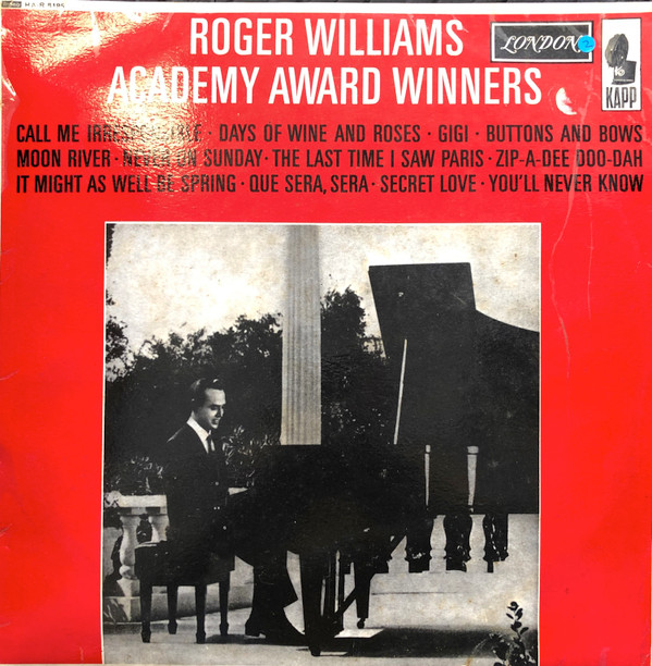 Roger Williams (2) - Academy Award Winners Vol. 2 Vinyl LP (LP Record) Mono