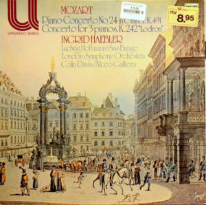 Mozart* - Ingrid Haebler, Sas Bunge, Ludwig Hoffmann, Colin Davis*, Alceo Galliera - Piano Concerto No. 24 In C Minor, K. 491 / Concerto For 3 Pianos, K. 242 "Lodron" Vinyl LP Album (LP Record)