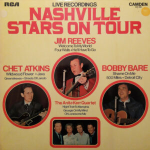 Chet Atkins / Bobby Bare / Jim Reeves / The Anita Kerr Singers - Nashville Stars On Tour (Live Recordings) Vinyl LP Album (LP Record)