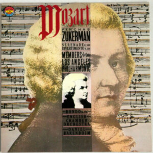 Wolfgang Amadeus Mozart - Pinchas Zukerman, Los Angeles Philharmonic Orchestra / English Chamber Orchestra, Daniel Barenboim - Serenade K. 388 / Divertimento K. 136 / Rondo K. 296 Vinyl LP Album (LP Record)