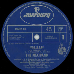 The Mexicano / B. Bra* - Dallas / Nightlife Groove 12" Vinyl Single (12 inch Record)