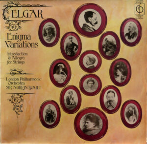 Elgar* / The London Philharmonic Orchestra / Sir Adrian Boult - Enigma Variations / Introduction Allegro For Strings Vinyl LP (LP Record)