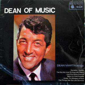 Dean Martin - Dean Of Music Vinyl LP Compilation (LP Record) Mono