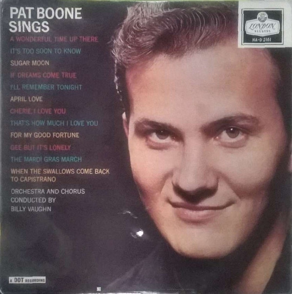 Pat Boone - Pat Boone Sings Vinyl LP Album (LP Record)