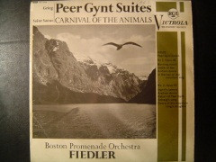 Edvard Grieg, Camille Saint-Saëns, Arthur Fiedler Conducting Boston Promenade Orchestra - Peer Gynt Suites / Carnival Of The Animals Vinyl LP (LP Record) Mono