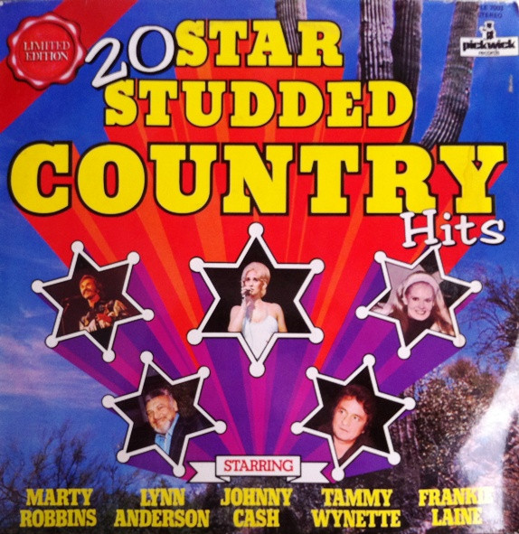 20 Star Studded Country Hits Vinyl LP Compilation (LP Record)