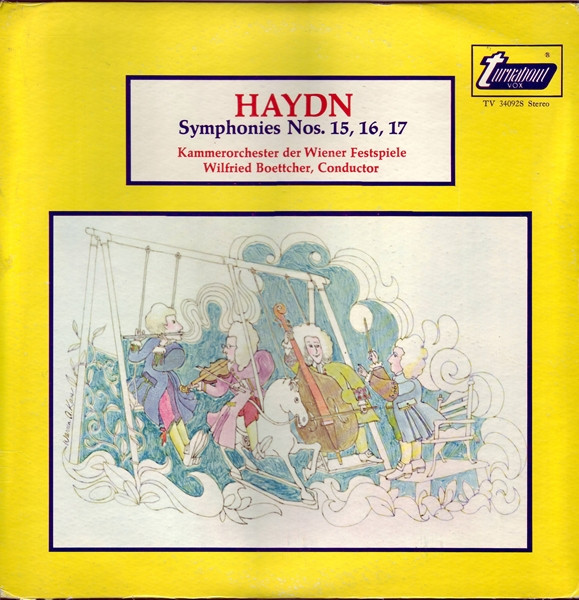 Haydn*, Kammerorchester Der Wiener Festspiele, Wilfried Boettcher - Symphonies Nos. 15, 16, 17 Vinyl LP (LP Record)