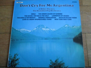 The Hamilton Pop Orchestra* - Don't Cry For Me Argentina Vinyl LP (LP Record)