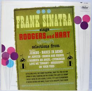 Frank Sinatra - Sings Rodgers And Hart Vinyl LP Compilation (LP Record) Mono