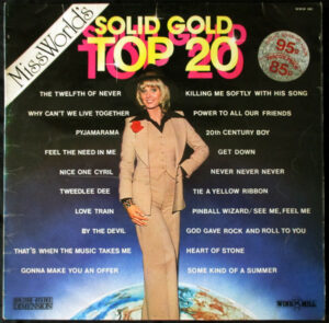 Miss World's Solid Gold Top 20 Vinyl LP Album (LP Record)