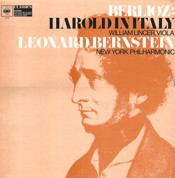 Hector Berlioz, William Lincer, Leonard Bernstein, The New York Philharmonic Orchestra - Harold In Italy Vinyl LP (LP Record)