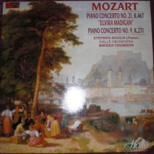 Mozart* / Stephen Hough / Hallé Orchestra / Bryden Thomson - Piano Concerto No. 21, K.467 "Elvira Madigan" / Piano Concerto No. 9, K.271 (LP) (Near Mint (NM or M-))