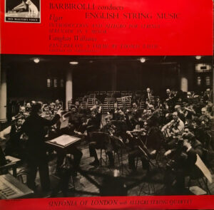 Sir Edward Elgar, Ralph Vaughan Williams / The Sinfonia Of London / Sir John Barbirolli - Barbirolli Conducts English String Music LP Vinyl Album (LP Record)