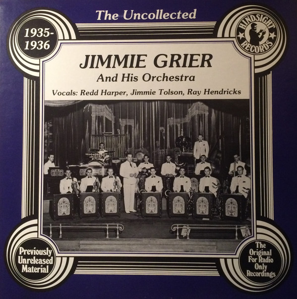 Jimmie Grier And His Orchestra* - The Uncollected 1935-1936 Vinyl LP Album (LP Record)