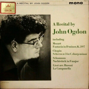 John Ogdon - A Recital By John Ogdon Vinyl LP (LP Record) Mono