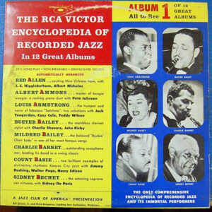The RCA Victor Encyclopedia Of Recorded Jazz: Album 1 All To Bec (10", Comp)
