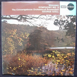 Brahms* • George Szell Conducting The Concertgebouw Orchestra Of Amsterdam* - Symphony No. 3 In F Major, Op. 90 Vinyl LP (LP Record)
