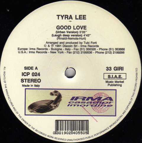 Tyra Lee - Good Love 12" Vinyl Single (12 inch Record)