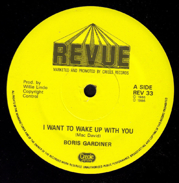 Boris Gardiner - I Want To Wake Up With You 12" Vinyl Single (12 inch Record)