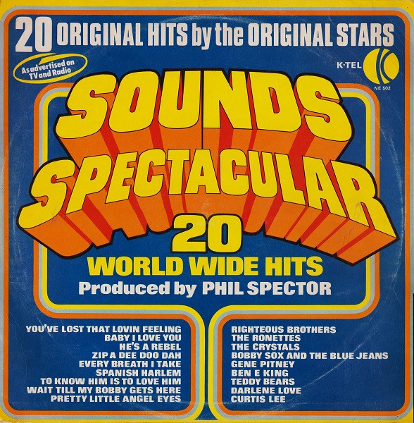 Sounds Spectacular 20 World Wide Hits Vinyl LP Compilation (LP Record)