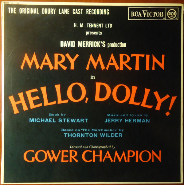 Mary Martin - Hello, Dolly! Vinyl LP (LP Record) Mono