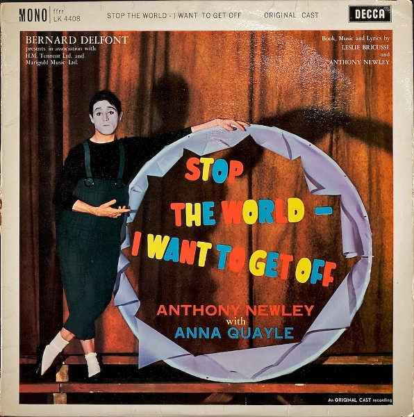 Anthony Newley With Anna Quayle - Stop The World - I Want To Get Off Vinyl LP (LP Record) Mono