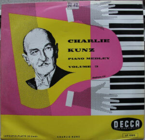 Charlie Kunz - Piano Medley Volume 3 (10", Album, Mono)