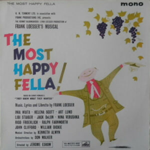 Frank Loesser - The Most Happy Fella! Vinyl LP Album (LP Record) Mono