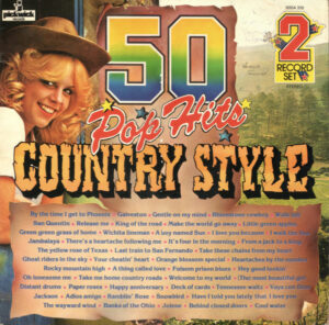 The Pickwick Gang* - 50 Pop Hits Country Style 2xLP Vinyl (LP Record)