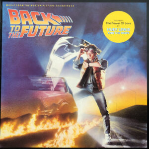 Back To The Future Motion Picture Soundtrack on LP Vinyl Album (LP Record) Album Cover Front