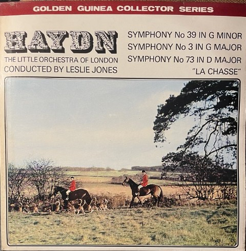Haydn*, The Little Orchestra Of London, Leslie Jones - Symphony No. 39 / Symphony No. 3 / Symphony No. 73 "La Chasse" Vinyl LP (LP Record)