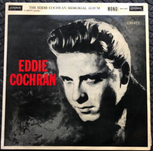 Eddie Cochran Vintage Vinyl Record Album Cover
