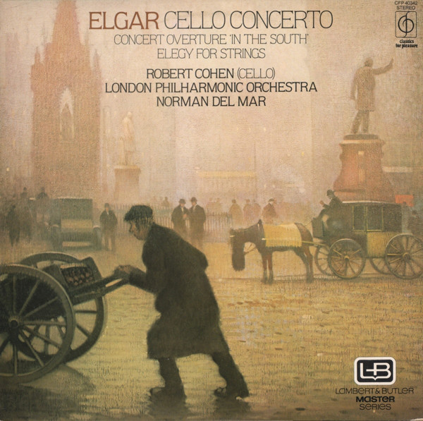 Elgar Vinyl Record Cover