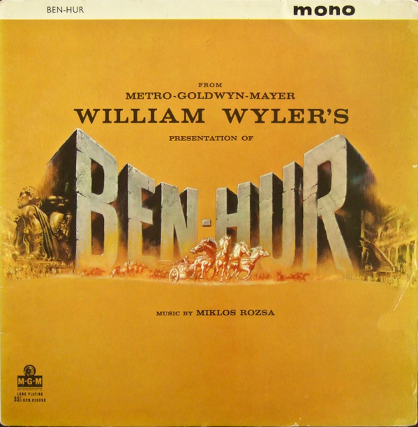 Miklos Rozsa* - Ben-Hur (Original Motion Picture Soundtrack) Vinyl LP Mono (Vinyl Record)