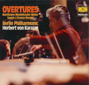 Berliner Philharmoniker Conducted By, Herbert von Karajan - Overtures Vinyl LP Compilation (LP Record)