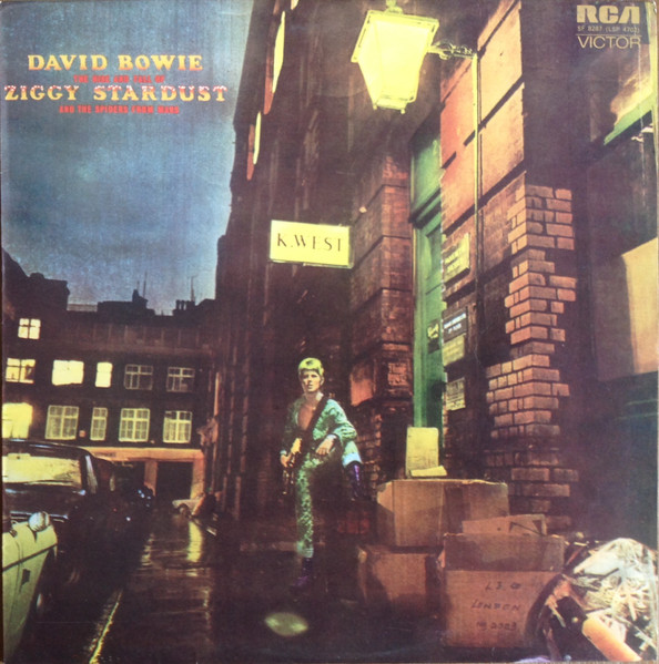 David Bowie Ziggy Stardust and the spiders from Mars Album Cover
