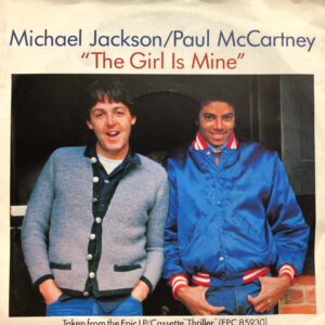 Michael Jackson : Paul McCartney The Girl Is Mine 7 Inch Vinyl Record Single Front Cover