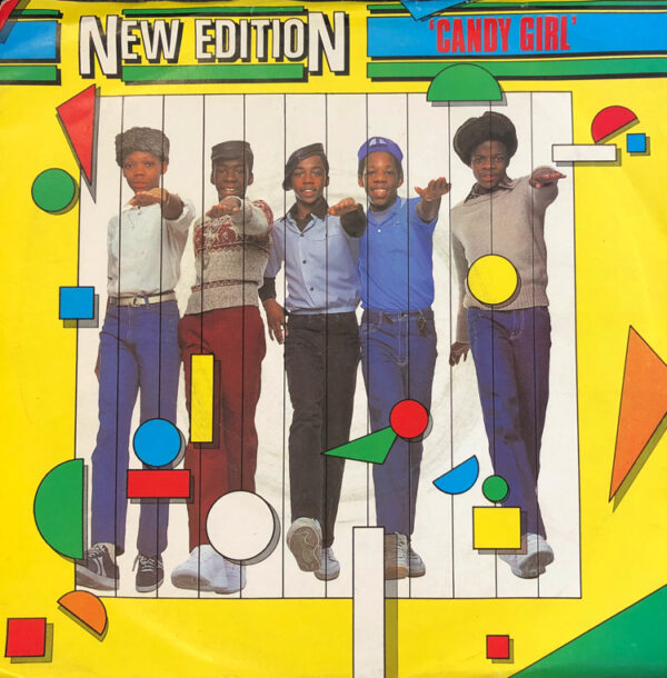 New Edition Candy Girl 7 Inch Vinyl Record Sleeve Front Cover