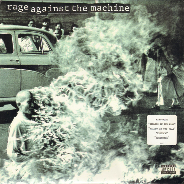 Rage Against The Machine Rage Against The Machine Album Cover