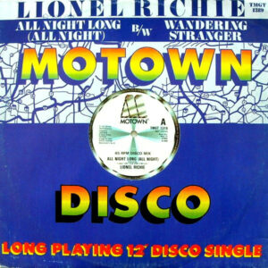 Lionel Richie - All Night Long (All Night) / Wandering Stranger 12 Inch Vinyl (12 Inch Record, Single)
