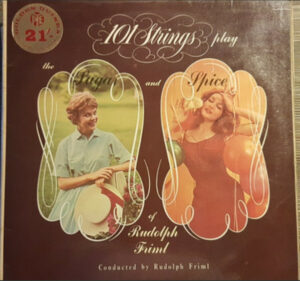 101 Strings, Rudolph Friml* - 101 Strings Play The Sugar And Spice Of Rudolph Friml Vinyl LP (LP Record, Album, Mono)