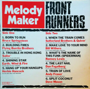 Melody Maker Front Runners Vinyl LP (LP Record, Promo, Smplr)